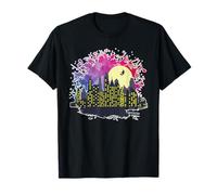 Horizonte con Bruja Edificio Ciudad Silueta Camiseta