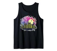 Horizonte con Bruja Edificio Ciudad Silueta Camiseta sin Mangas
