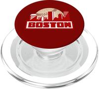 Horizonte de Boston bajo un gráfico Retro Vintage de béisbol PopSockets PopGrip para MagSafe