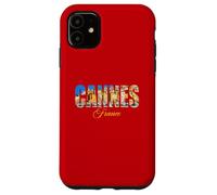 Horizonte De La Ciudad De Cannes Dentro De Letras En Carcasa para iPhone 11