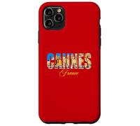 Horizonte De La Ciudad De Cannes Dentro De Letras En Carcasa para iPhone 11 Pro MAX
