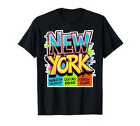 Horizonte de la Ciudad de Nueva York Bronx Queens Manhattan Staten Island Camiseta