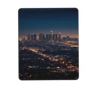 Horizonte De Los Ángeles Alfombrilla De Escritorio Antideslizante Alfombrilla De Ratón Lavable Mousepad para Pc Ordenador Oficina 25X30Cm