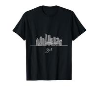 Horizonte de Seúl Corea del Sur Camiseta