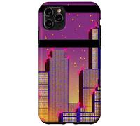 Horizonte de una Ciudad púrpura Synthwave Carcasa para iPhone 11 Pro MAX