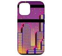 Horizonte de una Ciudad púrpura Synthwave Carcasa para iPhone 12/12 Pro