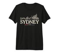 Horizonte de Viajes de Sydney Australia Camiseta Premium
