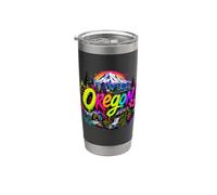 Horizonte del estado de Oregon de EE. UU. Vaso térmico de acero inoxidable de doble pared