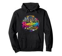 Horizonte del Estado de Pensilvania de EE. UU. Sudadera con Capucha