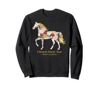 Horizonte Floral Año Caballo Chino Belleza y Gracia Sudadera