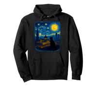 Horizonte Nocturno Estrellado de Madrid con Luces de Ciudad española Sudadera con Capucha
