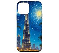 Horizonte Pop Estrellado del Burj Khalifa de Dubái Carcasa para iPhone 12 Mini
