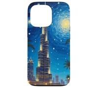 Horizonte Pop Estrellado del Burj Khalifa de Dubái Carcasa para iPhone 13 Pro