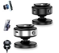 Horizum Suction Phone Tripod, 360° Rotating Adjustable Suction Cup, Strong and Stable Electric Vacuum Adjustable Magnetic Phone Holder, Vehicle-mountable (Mix)