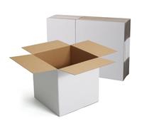 HORLIMER 15 Paquetes de Cajas de Carton para Envios 25,4 x 25,4 x 25,4 cm, Cajas Regalo Carton, Cajas Embalaje Cartón para Pequeñas Empresas
