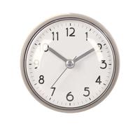 Horloge Murale Étanche À Ventouse - Petit Cadran Quartz Pour Salle De Bain Douche, Style Minimal Et Moderne | Parfaite Pour Cuisine, Bureau, Chambre Espaces Restreints, Montage Rapide Sans Outils, Rés