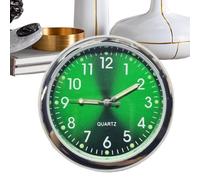 Horloge Voiture Tableau Bord Quartz Lumineuse Vintage - Mini Montre Adhesive Clip Ventilation Decor Interieur Auto Moto Vehicule Bureau Portable Precise Elegante