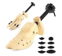 Hormas Para Zapatos Hombre Ensanchador de zapatos madera, estante moldeador árboles, planos ajustables pino, botas, expansor, cuidado, S/M/L, 1 Uds(S)