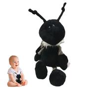 Hormiga de peluche - Adorable insecto rojo y negro | Cojín de 38 cm para habitación de niños, peluche suave y realista para la escuela, guardería, hogar, idea de regalo, compañero de sueño Moe