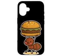 Hormiga Fuerte Hamburguesa De Di Carcasa para iPhone 16