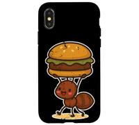 Hormiga Fuerte Hamburguesa De Di Carcasa para iPhone X/XS