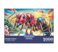 Hormigas Coloridas Rompecabezas 1000 Piezas,Puzzle Difícil para La Familia - Tiempo De Calidad Y Diversión 38x26cm/1000pcs