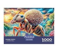Hormigas Coloridas Rompecabezas 1000 Piezas,Puzzle Difícil para La Familia - Tiempo De Calidad Y Diversión 52x38cm/1000pcs