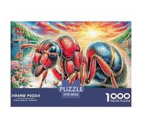 Hormigas Coloridas Rompecabezas 1000 Piezas,Puzzle Difícil para La Familia - Tiempo De Calidad Y Diversión 38x26cm/1000pcs