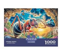 Hormigas Coloridas Rompecabezas 1000 Piezas,Puzzle Difícil para La Familia - Tiempo De Calidad Y Diversión 52x38cm/1000pcs