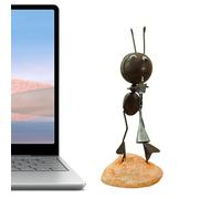 Hormigas de metal - Lindas esculturas de pared de hormigas para exteriores, decoración de jardín de metal, decoración de jardín caprichosa, coloridas esculturas de arte para jardín al aire libre para