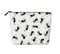 Hormigas Insectos,Neceser de Maquillaje de imitación Lino, Neceser de Viaje portátil