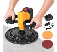 Hormigonera Máquina Alisadora Paredes Electrica Máquina Alisadora de Parede | Con Motor de Cobre, Velocidad Fija 200-300 RPM, Batería 25000mAh, para Acabado de Superficies de Cemento