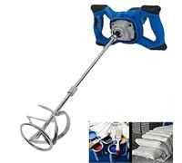 Hormigonera portátil de 2600 W 230 V, mezclador de cemento portátil con barra, ajuste de 6 velocidades, para mezclar cemento y pintura