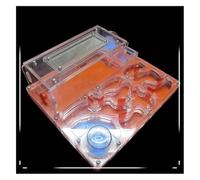 Hormiguero Granja De Hormigas Castillo De Hormigas De Acrílico, Torres De Agua Gemelas, Granja De Nidos De Hormigas, Taller Ecológico, Ciencia Hormiguero para Adulto(Oranje)