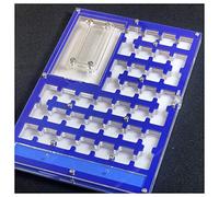 Hormiguero, Laberinto de Hormigas Acrílicas con Área Alimentación y Zona Humectación Multicolor(Deepblue)