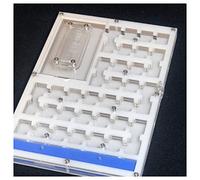 Hormiguero, Laberinto de Hormigas Acrílicas con Área Alimentación y Zona Humectación Multicolor(White)