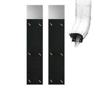 Hormor de ruido de canalón, inserto de silenciador de canalón | Guardianes de lluvia ajustables,Dumeur de drenaje resistente 2 pack para exterior, parque, patio trasero, patio