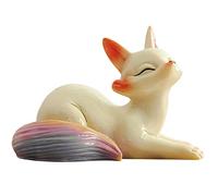 Hormsdar Tea Pet Fox - Juego de té con diseño de zorro que cambia de color, divertida estatua de Kung Fu, bandeja de té, decoración para amantes del té, regalo (B)