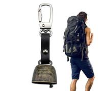 horn Für Wandern - Leistungsstarke Alarmsirene Zur Selbstverteidigung Mit Hundeglocken Und Schlüsselanhänger Für Sicherheit Unterwegs | Outdoor Alarm Für Fahrradfahren Angeln Trekking Bergsteigen