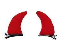 Horn - Pinza para el pelo con diseño de dibujos animados, pasadores ajustables para Halloween, fiestas de vacaciones