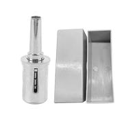 Horn Pressure Reducing Valve Ergonomic Brass Breath Trainer for Posture Correction, Wide Application, Comfortable Use, Enhanced Performance (Silver)