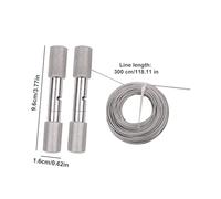 Horn Sawing, Goat Horn Hand String Saw, Quick Clean Livestock Management, Heavy Gauge Abrasion Resistant Wire, Comfort Grip Handles, Farm Animal Care Supply, Multi Use Yard Camping Tool