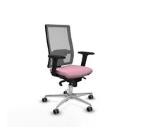 Horna sincro malla gris bali rosa brazos 2d base aluminio ruedas 65mm
