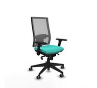 Horna sincro malla gris similpiel turquesa brazos 3d base piramidal r