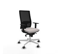 Horna sincro malla negra similpiel blanco brazos 1d base blanca rueda