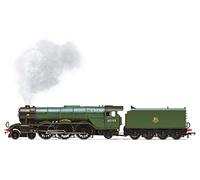 Hornby- BR, Clase A3, 'Flying Scotsman' con generador de Vapor, reposapiés Fundido a presión y cámara de combustión Parpadeante, Época 4. Locomotoras, Color (R3991SS)