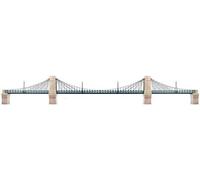Hornby Puente de Suspensión Gran R8008 1372mm, Vía Única, 00