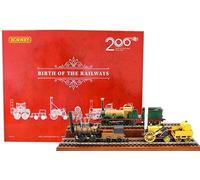 Hornby R30445 Birth of The Railways - Paquete de Tren de 200 Aniversario - Locomotion Rocket Lion