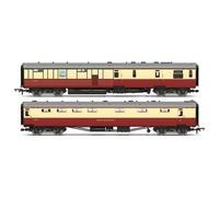 Hornby R40470 BR Vagón de Cocina y despensa y Restaurante Compuesto - White Horse 7833 Paquete Doble Material rodante - Vagones Ferrocarril en Miniatura Escala OO
