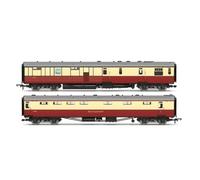 Hornby R40470 BR Vagón de Cocina y despensa y Restaurante Compuesto - White Horse 7833 Paquete Doble Material rodante - Vagones Ferrocarril en Miniatura Escala OO